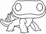 Funko Salamandra Salamander Salamandre Lodu Kolorowanka Kraina Feu Esprit Spirito Neiges Reine Fuoco Ognia Ogien Ducha Downloaden sketch template