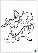 Coloring Pages Porky Pig Dinokids Print Printable Cartoons Tales Leghorn Library Clipart Popular Close Line sketch template