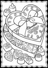 Coloring Pages Candy Valentine Getcolorings Dover Welcome sketch template