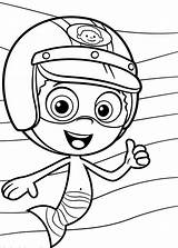 Coloring Bubble Guppies Nonny Racer Pages Sun Drawing Print Button Using sketch template