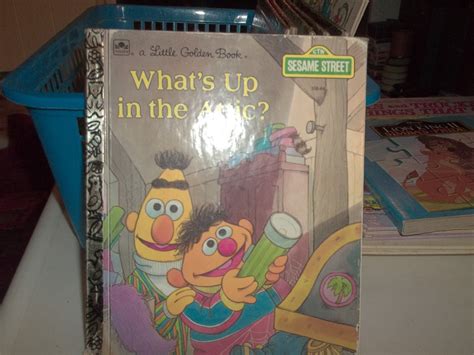 Little Golden Book Sesame Street What S Up In The Attic