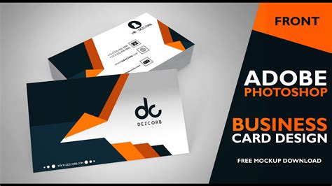 business card design  photoshop cs front photoshop tutorial