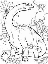 Dinosaurs Brontosaurus Dinosaure Coloriage Sheets Magique Coloringhome Coloringbay sketch template