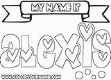 Coloring Name Pages Emma Names Own Alexis Make Girls Bubble Printable Letters Personalized Cool Drawing Color Print Create Getdrawings Getcolorings sketch template