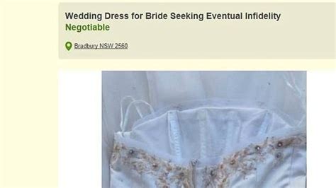 Man Sells Cheating Wifes Wedding Dress On Gumtree After She Slept With