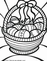 Easter Coloring Egg Large Pages Getdrawings sketch template