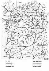 Magique Anglais Fractions Nombres Cm2 Cm1 Coloriages Primaire Semaine Multiplication Gogh Ce2 Numeros Beau 6eme Tournesols Fraction Décimaux 6ème Atividades sketch template