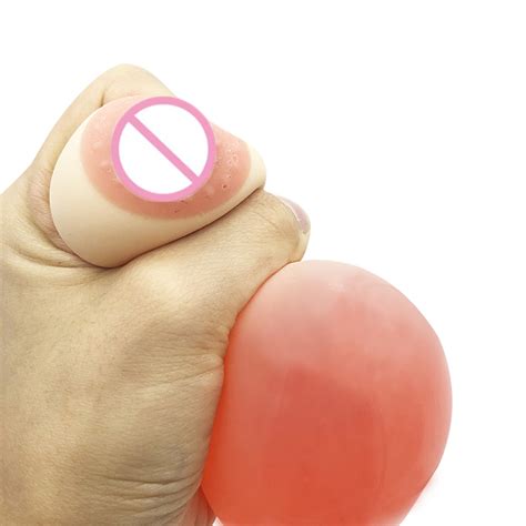 breast sex toy men s stress ball buy non toxic squishy stress relief