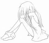 Anime Girl Drawing Depressed Sad Deviantart Tricks Tips Drawings Monsters Under Base Bed Fc08 Poses Tiffany Jensen Getdrawings Sketch Cry sketch template