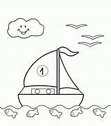 Barcos Infantil sketch template