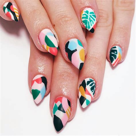 summer nail art designs   cute af