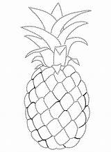 Pineapple Printable Coloringfolder sketch template