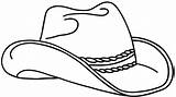 Hat Cowboy Coloring Pages Western Kids Country Drawing Boot Construction Cowgirl Hats Print Printable Simple Boots Pilgrim Cowboys Realistic Color sketch template