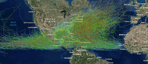 maps mania  years  hurricanes
