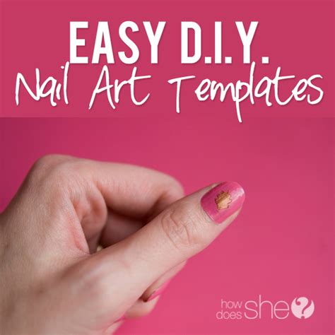 easy diy nail art templates