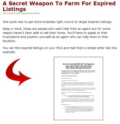 expired listing letter    real estate flyers real