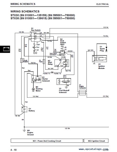 john deere stx wiring diagram