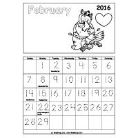 preschool  kindergarten calendar activities  printables kidssoup