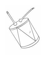 Djembe Drum Drumsticks sketch template