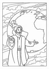 Gave Activity Creation Preschoolers Christian Disciples Crowds Peopleof Heals sketch template