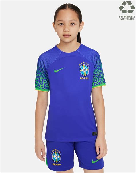 nike kids brazil  jersey blue life style sports