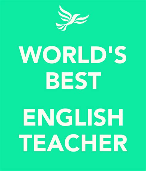 World S Best English Teacher Poster Kitkat Keep Calm O