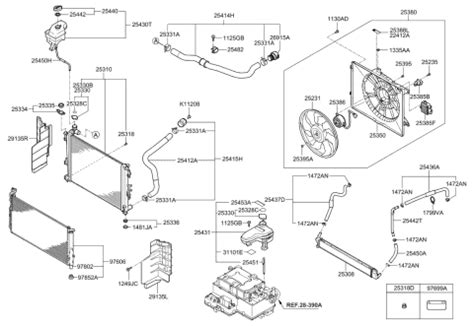 engine cooling system  kia optima hybrid