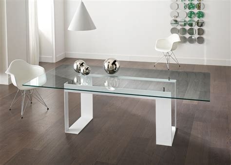 tonelli miles white dining table contemporary dining room furniture glass furniture furniture