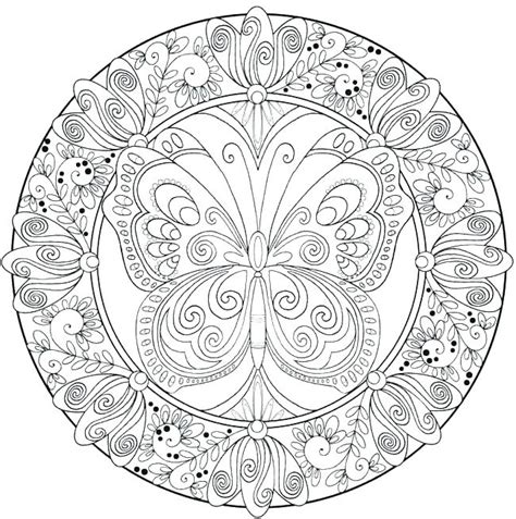 difficult mandala coloring pages  getcoloringscom  printable