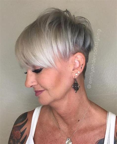 beautiful pixie undercut hairstyle for women over 50 short hairstyles