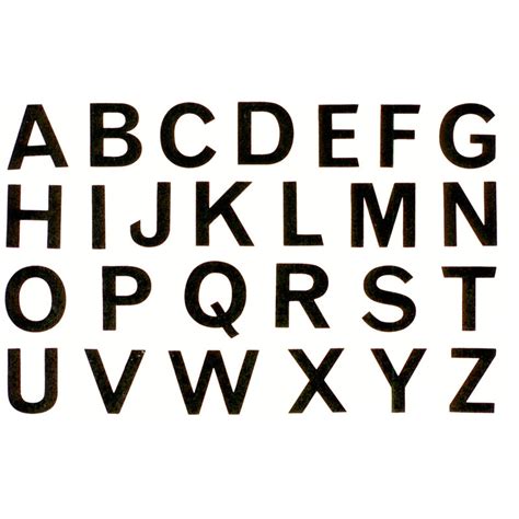 alphabet block  letters black enamel fusible glass decal