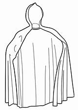 Cape Coloring Pages Printable sketch template