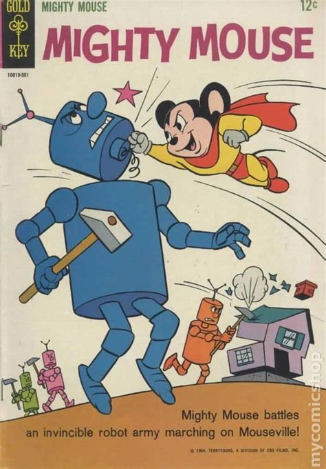 adventures of mighty mouse 1955 pines dell gold key comic books