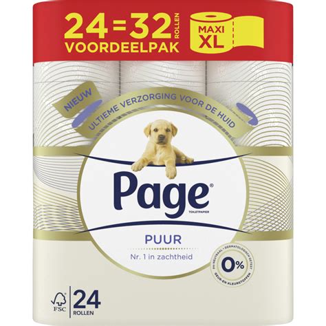 page puur toiletpapier bestellen albert heijn