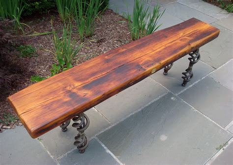 remarkable reclaimed wood benches