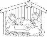 Nacimiento Colorear Relacionados Navidad sketch template