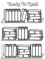 Logs Read Printables Tracker Adjustable Shelf Bookshelf Stack Journaling Muggle Shelfie Pile sketch template