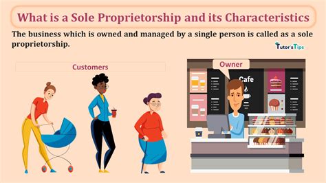 sole proprietorship   characteristics tutors tips