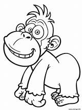 Gorilla Coloriage Gorille Gorila Chimpanzee Colorir Bebe Dessin Orientale Oriente Imprimer Selva Imprimir Clipartmag Acolore Stampare Gaddynippercrayons sketch template
