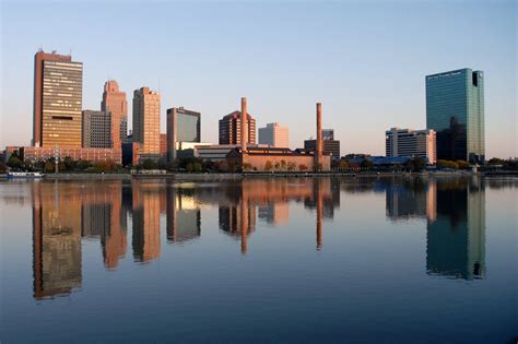 toledo skyline blue wallpaper iphone blue wallpapers ohio image