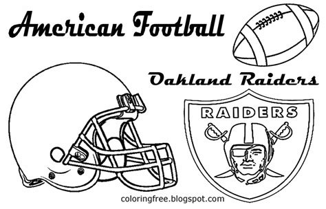 oakland raiders helmet coloring page coloring pages