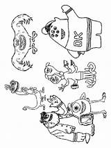 Inc Coloring Pages Monsters Monster Disney Print Printable sketch template