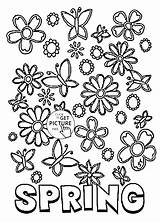 Coloring Spring Pages Printable Flowers Kids Seasons Flower Adults Well Sheets Cards Color Deck Print Printables Many Library Sheet Clipart sketch template