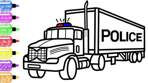 police pickup truck coloring pages  wallpaper