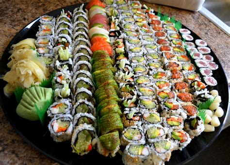 image detail   delicious sushi platter great job