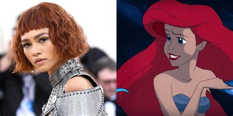 zendaya coleman rumored to be offered ariel role in disney s live