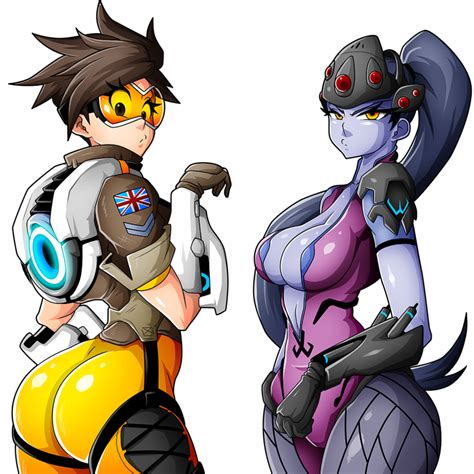 widowmaker and tracer by witchking00 vicente