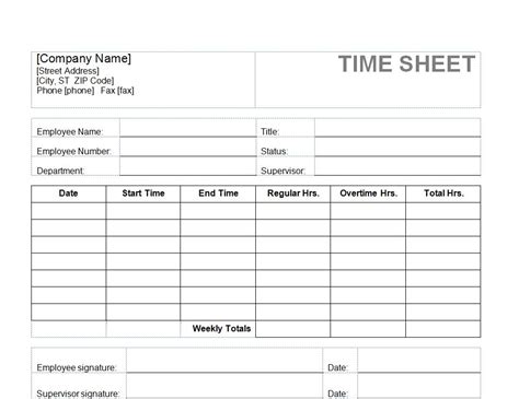 employee time sheet weekly time sheet template haven