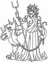 Hades Gods Mythology Colorir Mitologia Embroidery Griego Dieux Pintura Greca Colorier Imprimer Grec Unique Prometeo Grecque Mythologie Grecs Grega Dessin sketch template