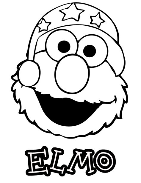 elmo coloring page coloring home